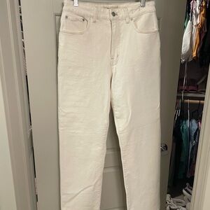 Madwell Cream Curvy 90s Jeans
